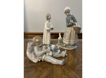 DR/ Shelf 1  Lovely Lladro Collectible Figurines