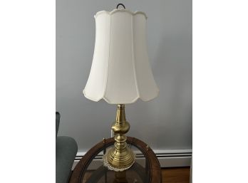 LR/ Impressive Brass Dual Bulb Table Lamp #2
