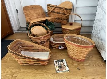 S/ Longaberger Basket Collection #4 - Baskets W/ Unusual Shapes