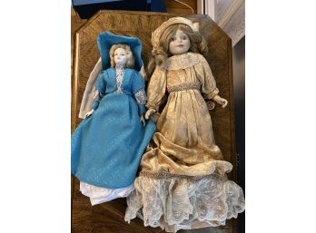 DR/ Unboxed Collector Dolls Royal Doulton -Caroline & Henley