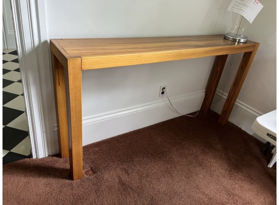 LR/ Beautiful Minimalist Style Wood Hall Console Sofa Table