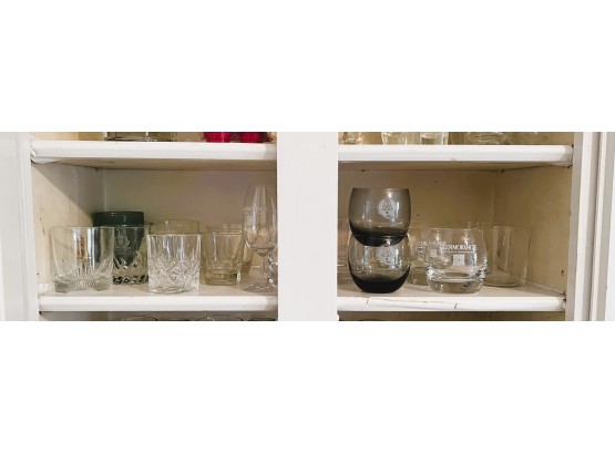 K/ Kitchen Shelf #4 - Low Rocks Type Glasses