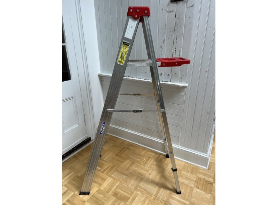 S/ Werner Aluminum 5' Step Work Ladder
