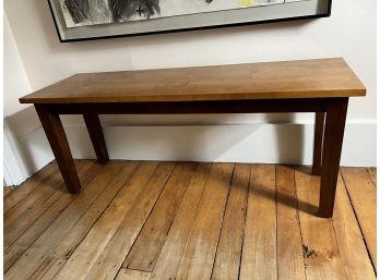 A/ Wood Rectangle Bench / Coffee Table