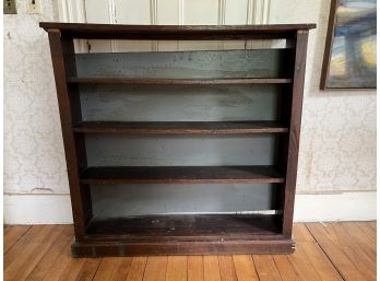 C/ Vintage 4 Shelf Wood Book Case