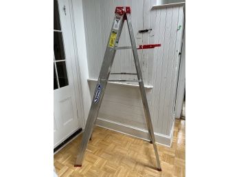 S/ Werner Aluminum 6' Step Work Ladder