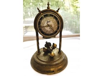S/ Vintage Brass Schatz Germany Clock #54
