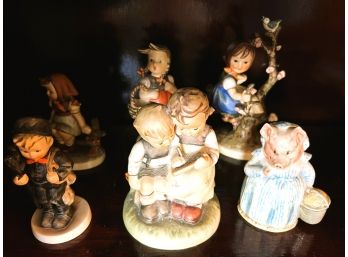 LR/ Figurine Bundle #2 - 5 X Goebel Hummels, 1 X Beatrix Potter 'Aunt Pettitoes'