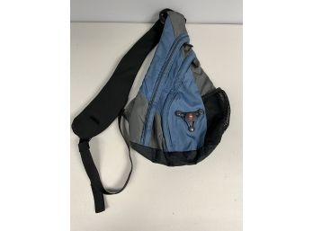 Blue & Black Victorinox Sling / Crossbody Bag By Swiss Army Knife