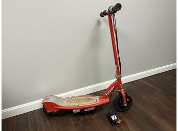 Bright Red Razor E175 Electric Scooter W/ Charger