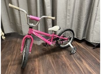 Hot Pink Specialized 'Hot Rock' Kid's Bike Bicycle W/ Training Wheels