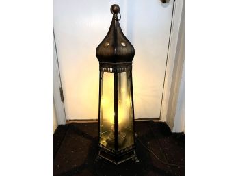 LBR - Bronzed Metal Decorative Light Lantern