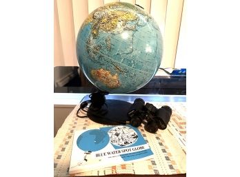 LBR - Jason Empire 7x35 Binoculars & Blue Water Spot Globe