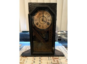 LBR- Antique Eight Day Half Hour Strike 'Boston Clock' By E. Gately & Co