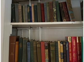 LK- Closet Book Bundle #1 / 2 Shelves Of Vintage & Contemporary Books