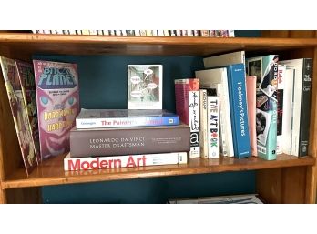 LR/ Art Book Shelf #1 - 14 Books, 2 Pamphlets Plus 3 Bitch Planet Comic Books