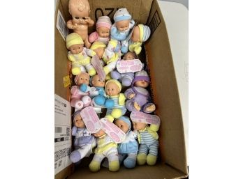 Box Of Many Assorted 'Little Dreams' Mini Baby Dolls