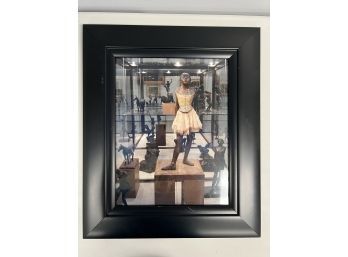 Framed Photo Print Of Metal Sculpture Edgar Degas 'Little Dancer Aged 14'