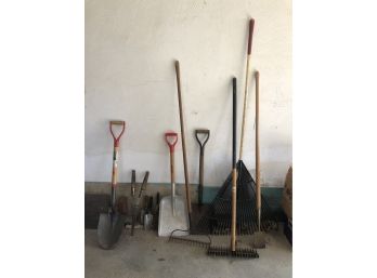 Bundle Of Yard Tools Equipment