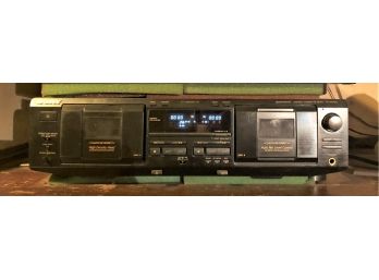 Sony Dual Cassette Tape Player Model TC-WE435