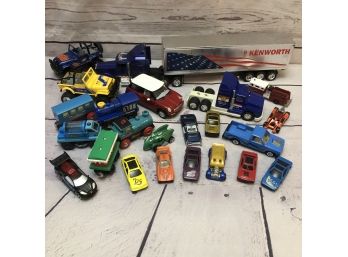 Bundle Of Assorted Toy Cars Trains Trucks (Brio, Kinsmart, Sentinel, Greenbrier, Chesapeake..)