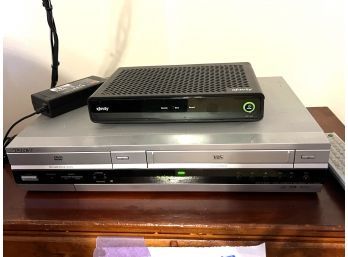 LR/ Sony DVD VHS Combo Player W/ Remote