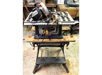 C/ Ryobi Electric 10' Table Saw, Skilsaw #5350 Circular Saw, Black&Decker Portable Work Bench