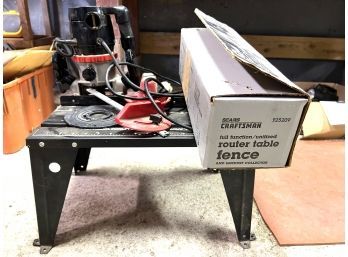 C/ Craftsman Super Router & Vermont American Router Table & New In Box Craftsman Router Table Fence
