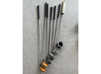 P/ Golf Club Bundle - 3 Woods, 1 Iron, 3 Putters - Right Handed