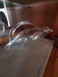 Glass Side Ways Decanter