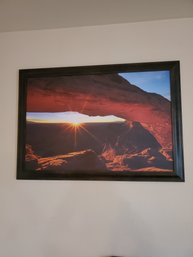 Sunset Rocks Art Framed 54'w X 38'h