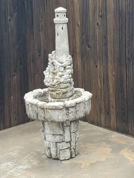 Cement 'heavy' Water Fountain - You Take Apart