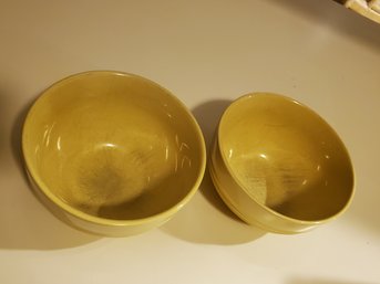 La Creusat Yellow Bowls