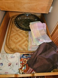 Drawer Full Of Napkins, Small Trays