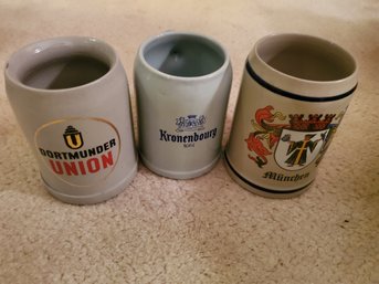 Beer Mug Set Of Three