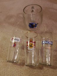 Beer Glass Mug, Glasses Set Of 4