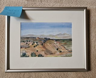 #80 Art - Boulder, CO Mountain View - Framed -14.5'W X 11.5'H
