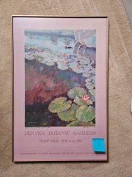 #46  Denver Botanix Gardens Poster Framed  24'W X 36'H