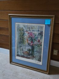 #30 Art  Marc Chagnall Window Bouquet 32'W X 39'h 285/500