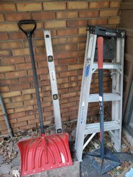 Ladder,  Snow Shovel , Misc Set #1