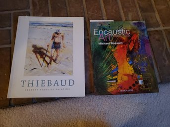 Books Set Of Two :Thiebaud & Encaustic Art