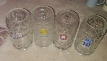 Beer Glass Mugs Set Of 4 #2
