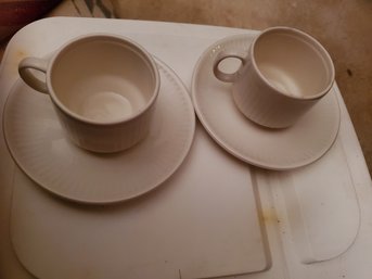 Set Of 2 Cream Tea Cup Set #2