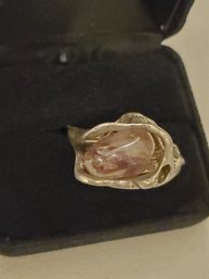 925 Ring With Pink Stone 7
