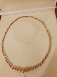 OKS Knotted Pearls Necklace