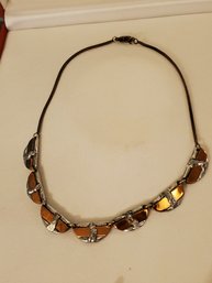 Silver Copper Style Necklace