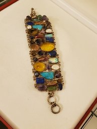 Bracelet Stones Mosaic Design 925