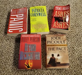 Books Stories Set Of 5 - Panic, Predator, Ashes To Ashes, Beyond Recognition, The Pact