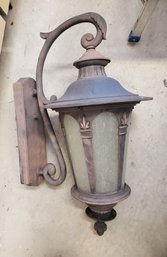 Metal Outdoor Wall Sconce Light