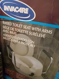 Invacare Raised Toilet Seat With Arms